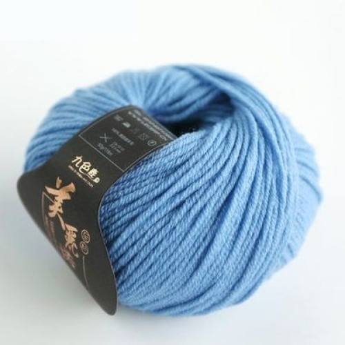至朴美麗諾羊毛－海藍色